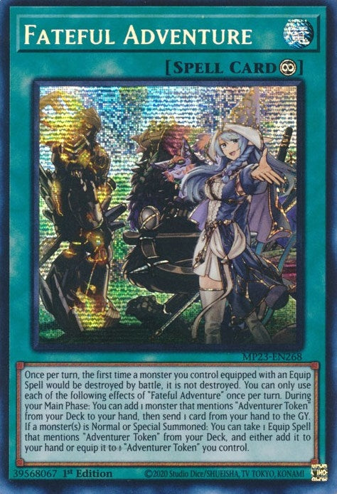 Image for Fateful Adventure (MP23-EN268) (25th Anniversary Tin: Dueling Heroes Mega Pack) - YuGiOh