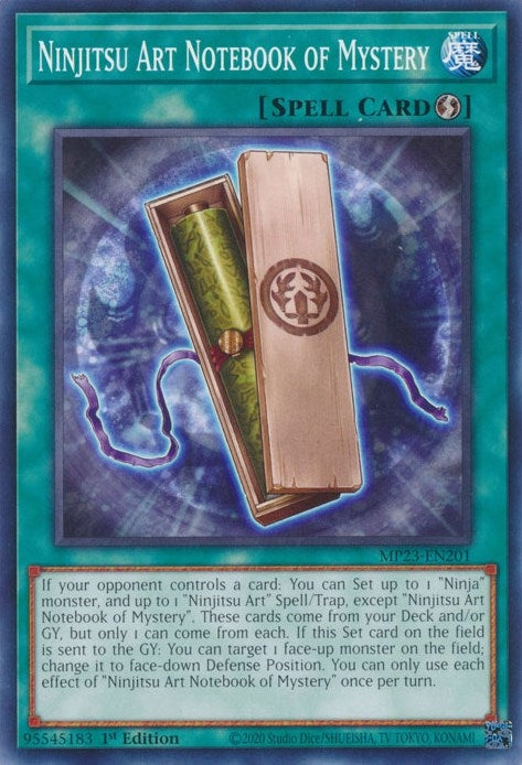 Image for Ninjitsu Art Notebook of Mystery (MP23-EN201) (25th Anniversary Tin: Dueling Heroes Mega Pack) - YuGiOh