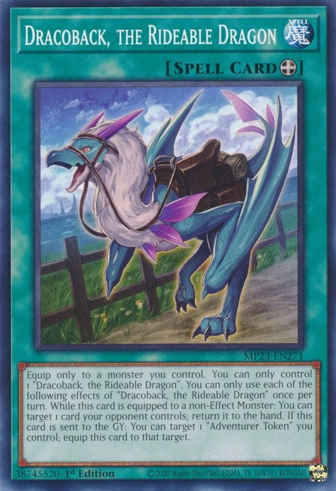 Image for Dracoback, the Rideable Dragon (MP23-EN271) (25th Anniversary Tin: Dueling Heroes Mega Pack) - YuGiOh