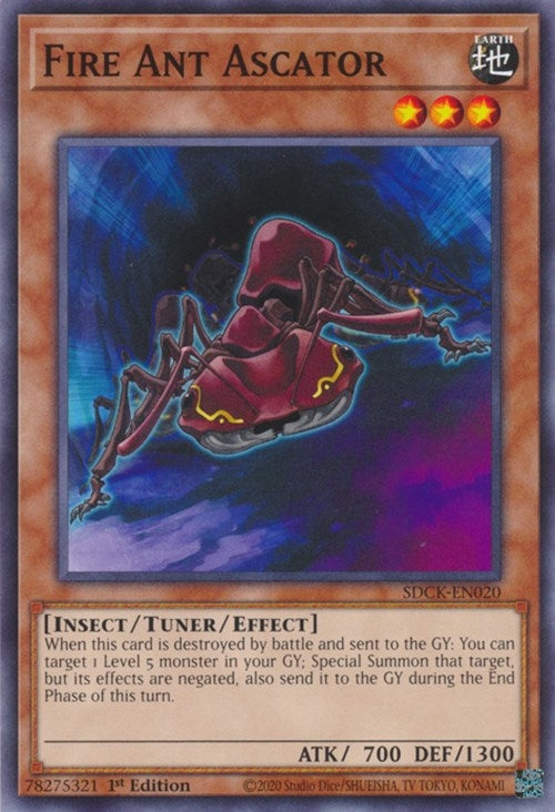 Image for Fire Ant Ascator (SDCK-EN020) (Structure Deck: The Crimson King) - YuGiOh