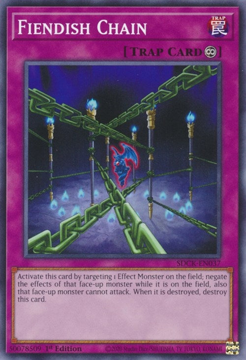 Image for Fiendish Chain (SDCK-EN037) (Structure Deck: The Crimson King) - YuGiOh