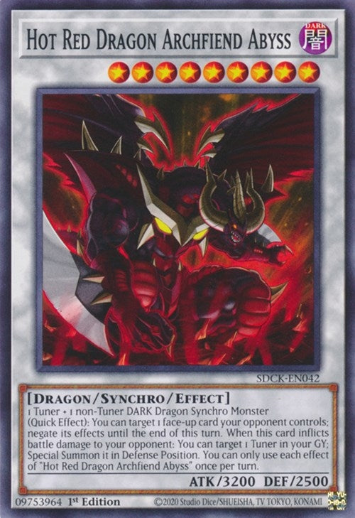 Image for Hot Red Dragon Archfiend Abyss (SDCK-EN042) (Structure Deck: The Crimson King) - YuGiOh