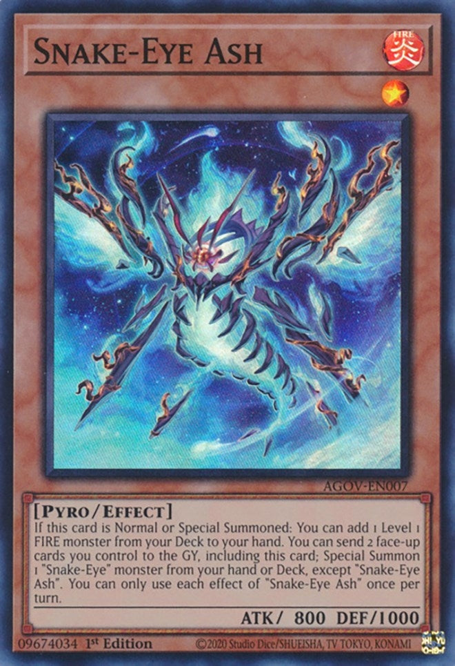 Image for Snake-Eye Ash (AGOV-EN007) (Age of Overlord) - YuGiOh