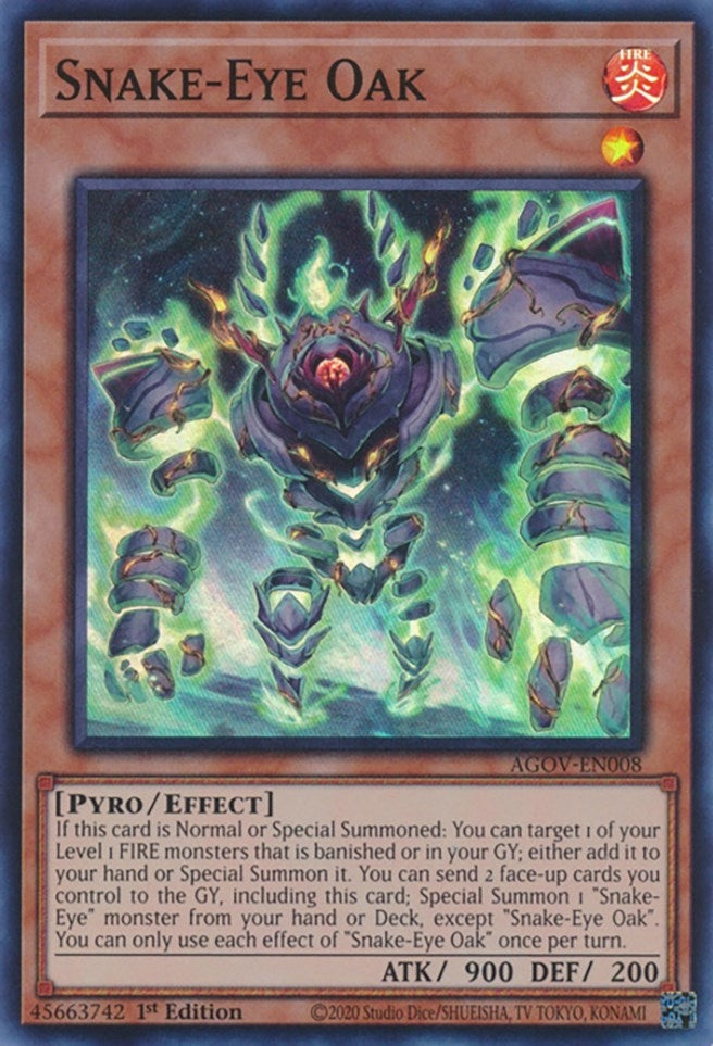 Image for Snake-Eye Oak (AGOV-EN008) (Age of Overlord) - YuGiOh