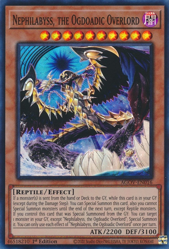 Image for Nephilabyss, the Ogdoadic Overlord (AGOV-EN016) (Age of Overlord) - YuGiOh