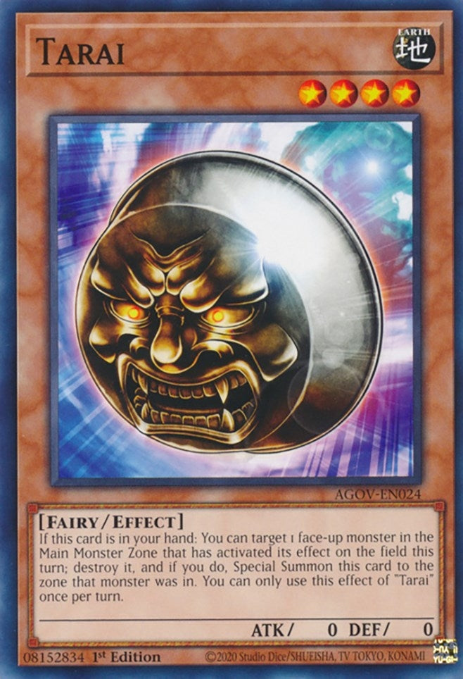 Image for Tarai (AGOV-EN024) (Age of Overlord) - YuGiOh