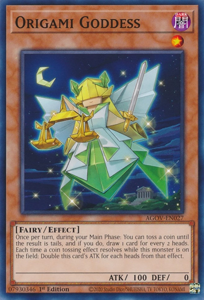 Image for Origami Goddess (AGOV-EN027) (Age of Overlord) - YuGiOh