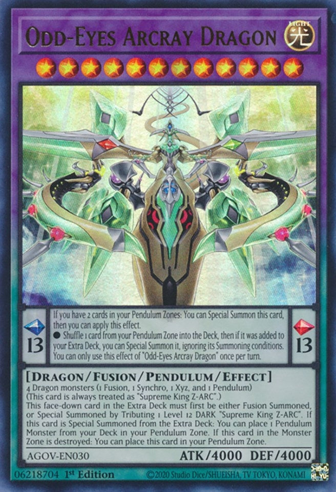 Image for Odd-Eyes Arcray Dragon (AGOV-EN030) (Age of Overlord) - YuGiOh