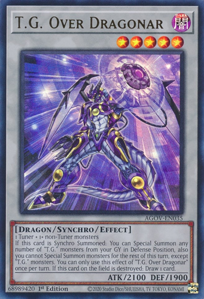 Image for T.G. Over Dragonar (AGOV-EN035) (Age of Overlord) - YuGiOh