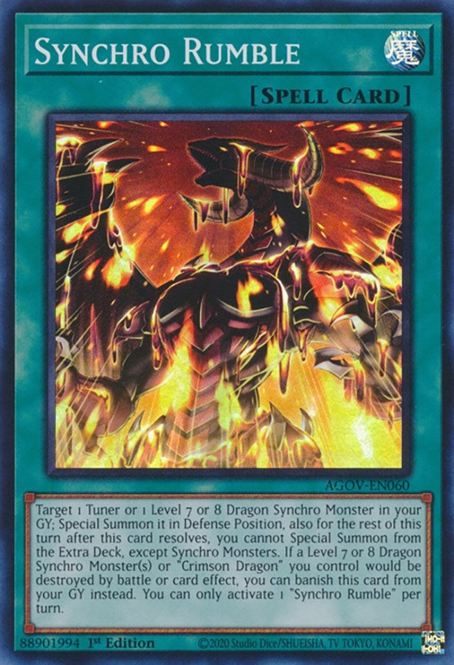 Image for Synchro Rumble (AGOV-EN060) (Age of Overlord) - YuGiOh