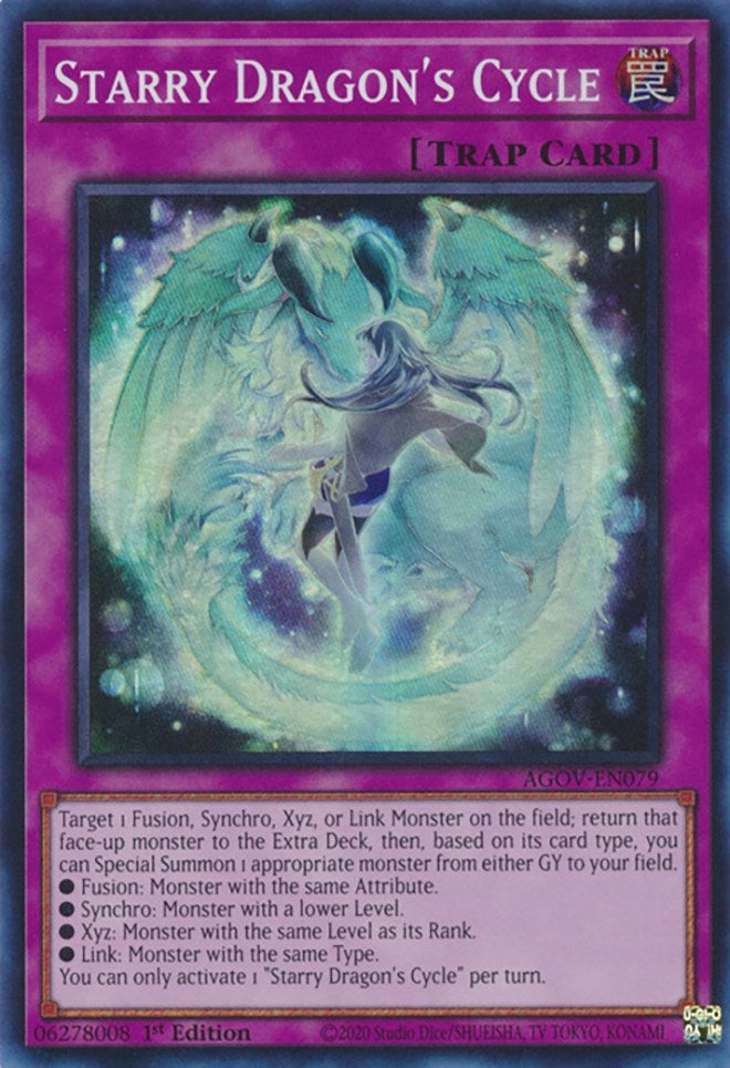 Image for Starry Dragon's Cycle (AGOV-EN079) (Age of Overlord) - YuGiOh