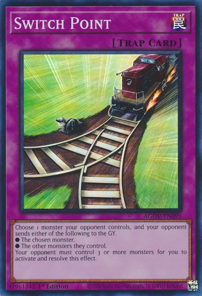 Image for Switch Point (AGOV-EN099) (Age of Overlord) - YuGiOh