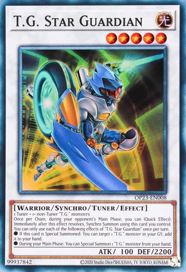Image for T.G. Star Guardian (OP23-EN008) (OTS Tournament Pack 23) - YuGiOh