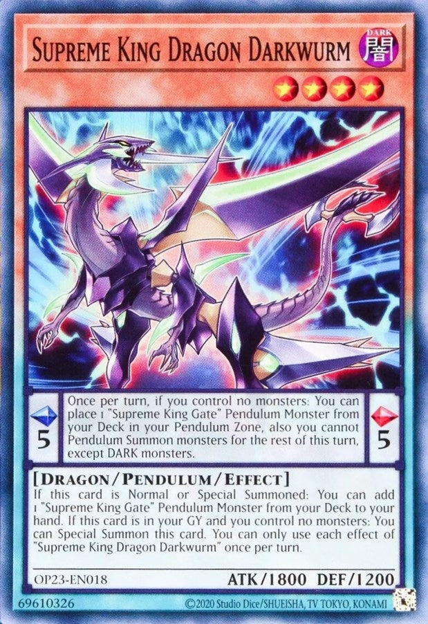Image for Supreme King Dragon Darkwurm (OP23-EN018) (OTS Tournament Pack 23) - YuGiOh
