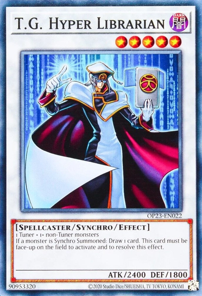 Image for T.G. Hyper Librarian (OP23-EN022) (OTS Tournament Pack 23) - YuGiOh