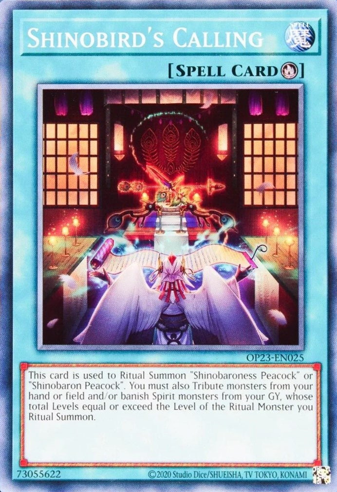 Image for Shinobird's Calling (OP23-EN025) (OTS Tournament Pack 23) - YuGiOh