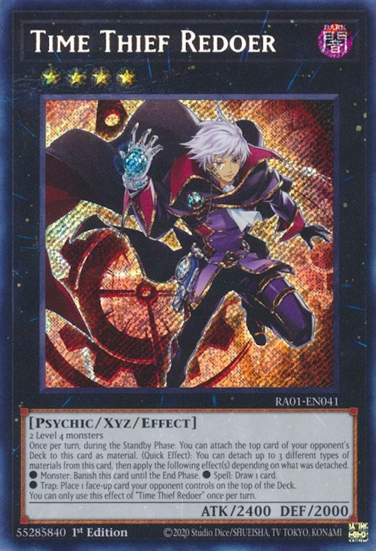 Image for Time Thief Redoer (Secret Rare) (RA01-EN041) (25th Anniversary Rarity Collection) - YuGiOh