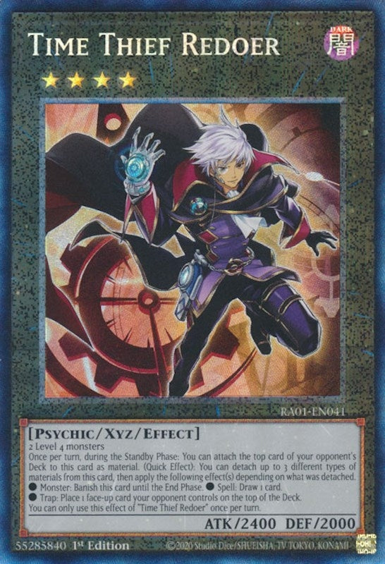 Image for Time Thief Redoer (PCR) (RA01-EN041) (25th Anniversary Rarity Collection) - YuGiOh