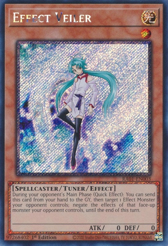Image for Effect Veiler (Platinum Secret Rare) (RA01-EN003) (25th Anniversary Rarity Collection) - YuGiOh