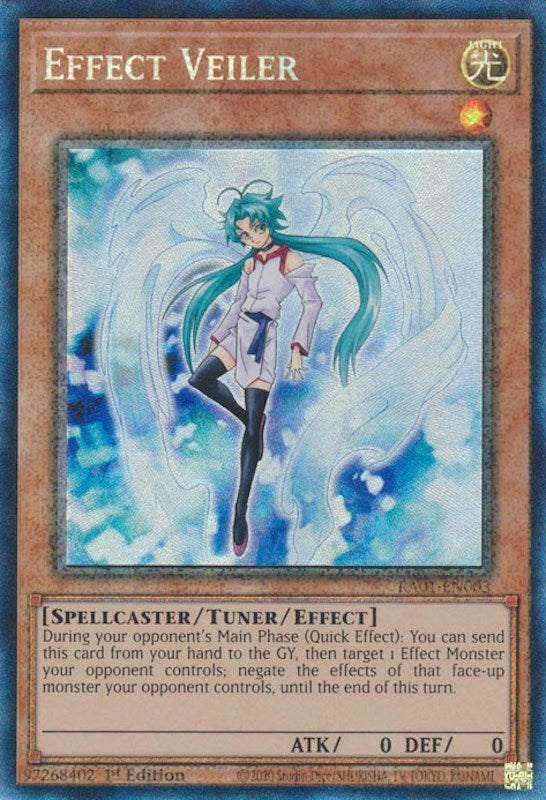 Image for Effect Veiler (PCR) (RA01-EN003) (25th Anniversary Rarity Collection) - YuGiOh