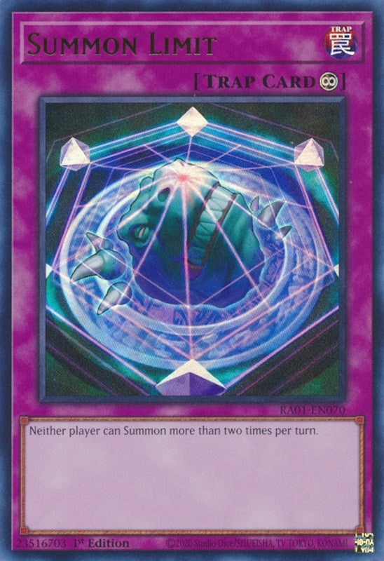 Image for Summon Limit (UR) (RA01-EN070) (25th Anniversary Rarity Collection) - YuGiOh