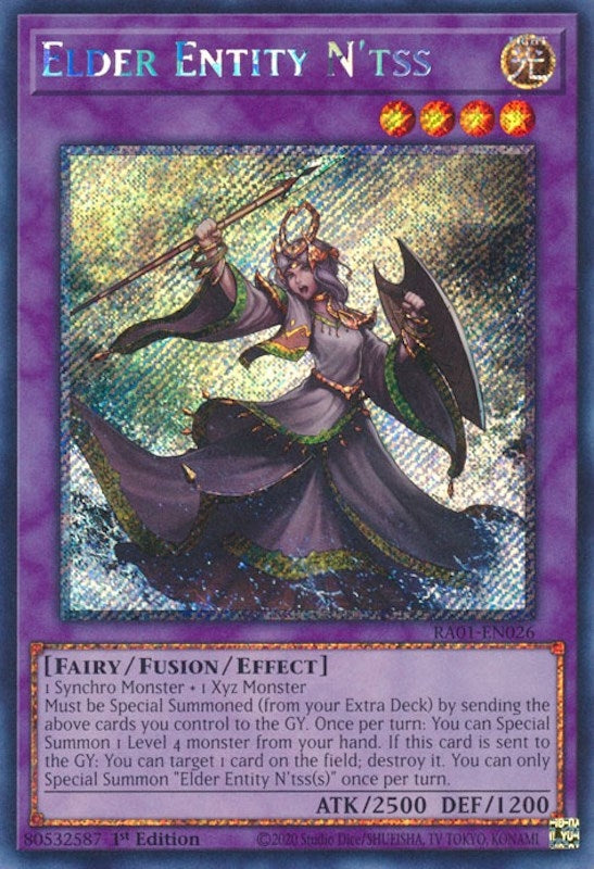 Image for Elder Entity N'tss (Platinum Secret Rare) (RA01-EN026) (25th Anniversary Rarity Collection) - YuGiOh
