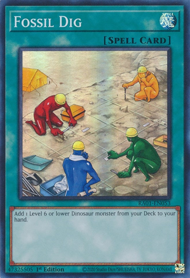 Image for Fossil Dig (RA01-EN053) (25th Anniversary Rarity Collection) - YuGiOh
