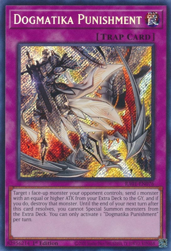 Image for Dogmatika Punishment (Secret Rare) (RA01-EN076) (25th Anniversary Rarity Collection) - YuGiOh