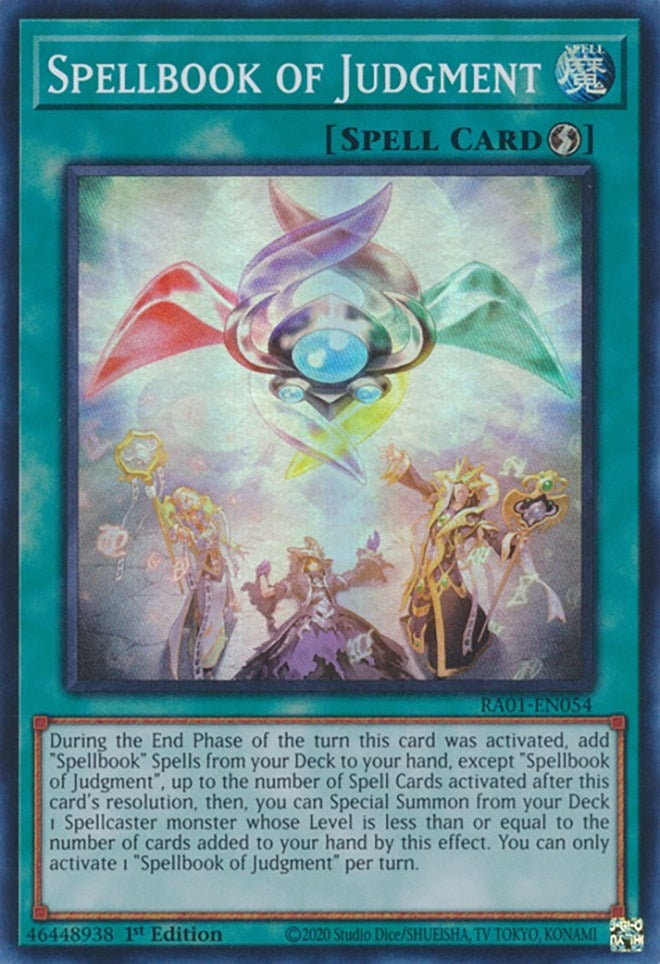 Image for Spellbook of Judgment (RA01-EN054) (25th Anniversary Rarity Collection) - YuGiOh