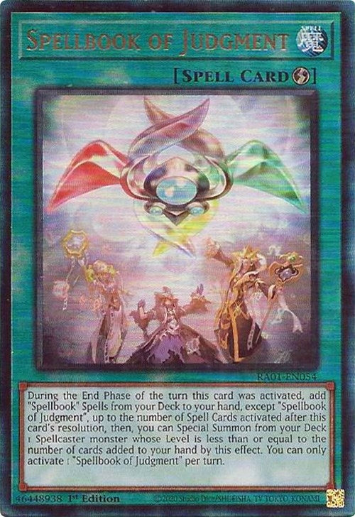 Image for Spellbook of Judgment (PUR) (RA01-EN054) (25th Anniversary Rarity Collection) - YuGiOh