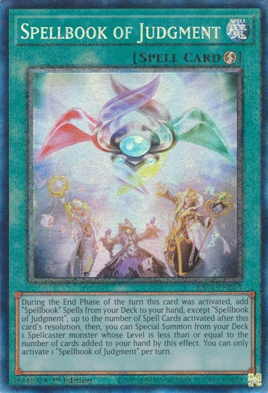 Image for Spellbook of Judgment (PCR) (RA01-EN054) (25th Anniversary Rarity Collection) - YuGiOh