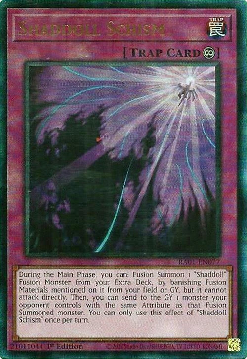 Image for Shaddoll Schism (PUR) (RA01-EN077) (25th Anniversary Rarity Collection) - YuGiOh