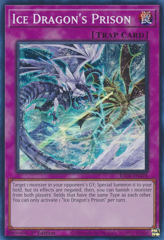 Image for Ice Dragon's Prison (RA01-EN078) (25th Anniversary Rarity Collection) - YuGiOh