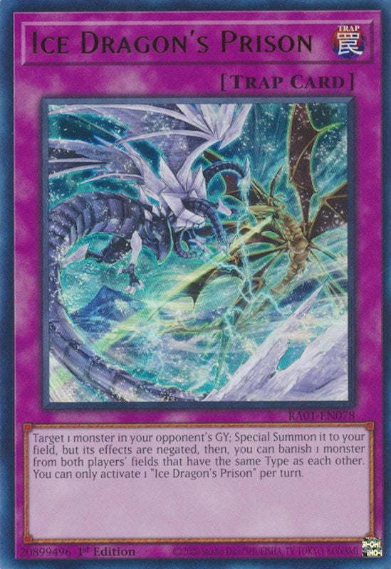 Image for Ice Dragon's Prison (UR) (RA01-EN078) (25th Anniversary Rarity Collection) - YuGiOh
