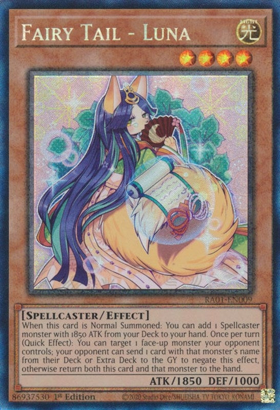 Image for Fairy Tail - Luna (PCR) (RA01-EN009) (25th Anniversary Rarity Collection) - YuGiOh