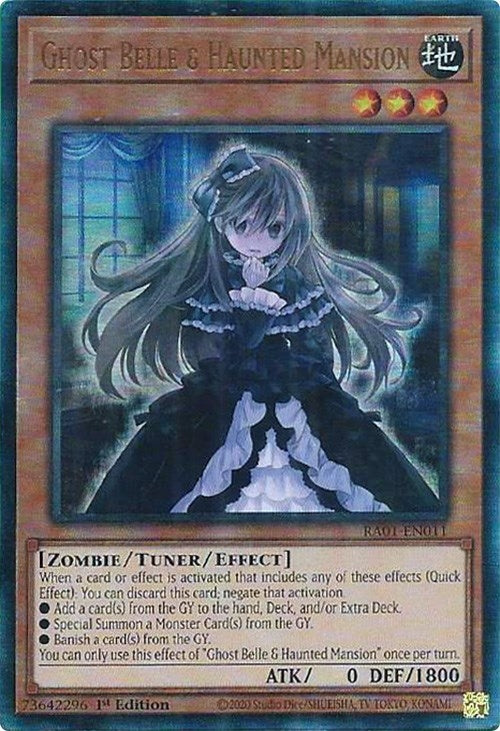 Image for Ghost Belle & Haunted Mansion (PUR) (RA01-EN011) (25th Anniversary Rarity Collection) - YuGiOh