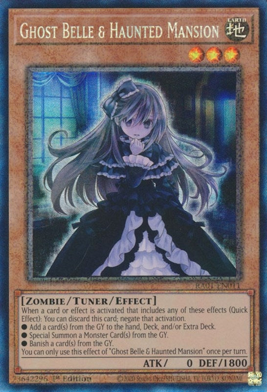 Image for Ghost Belle & Haunted Mansion (PCR) (RA01-EN011) (25th Anniversary Rarity Collection) - YuGiOh