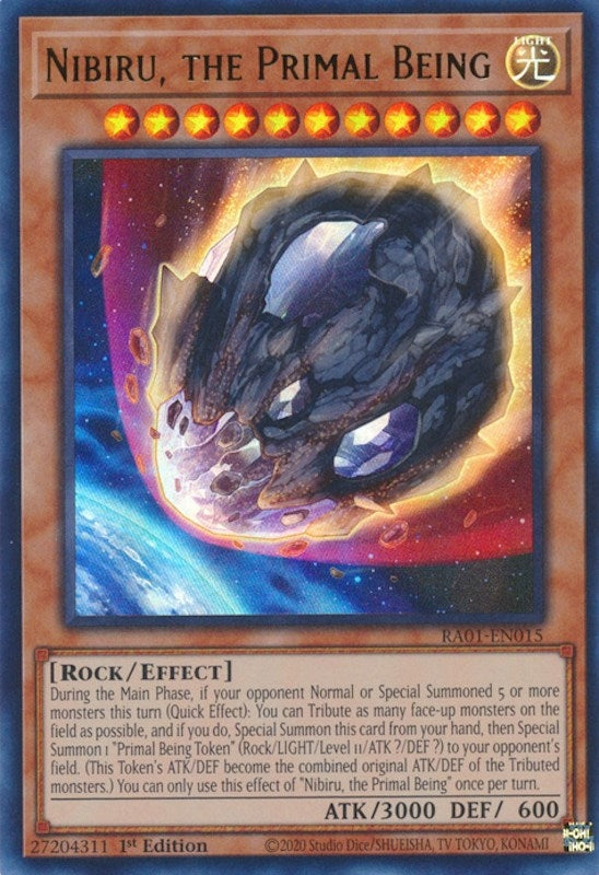 Image for Nibiru, the Primal Being (UR) (RA01-EN015) (25th Anniversary Rarity Collection) - YuGiOh