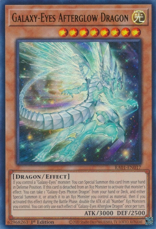 Image for Galaxy-Eyes Afterglow Dragon (UR) (RA01-EN017) (25th Anniversary Rarity Collection) - YuGiOh