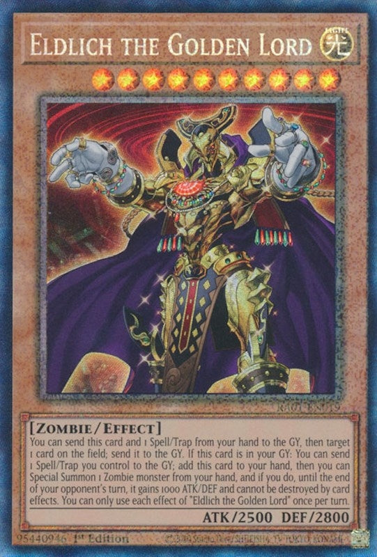 Image for Eldlich the Golden Lord (PCR) (RA01-EN019) (25th Anniversary Rarity Collection) - YuGiOh