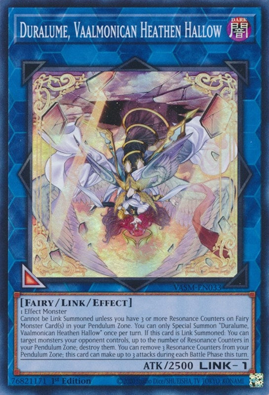 Image for Duralume, Vaalmonican Heathen Hallow (VASM-EN033) (Valiant Smashers) - YuGiOh