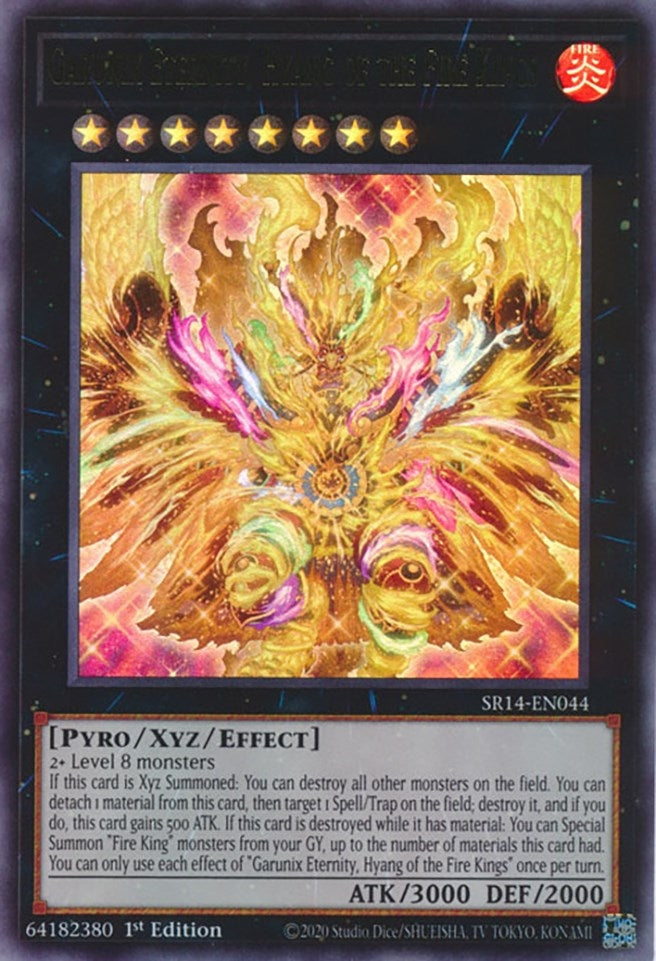 Image for Garunix Eternity, Hyang of the Fire Kings (SR14-EN044) (Structure Deck: Fire Kings) - YuGiOh