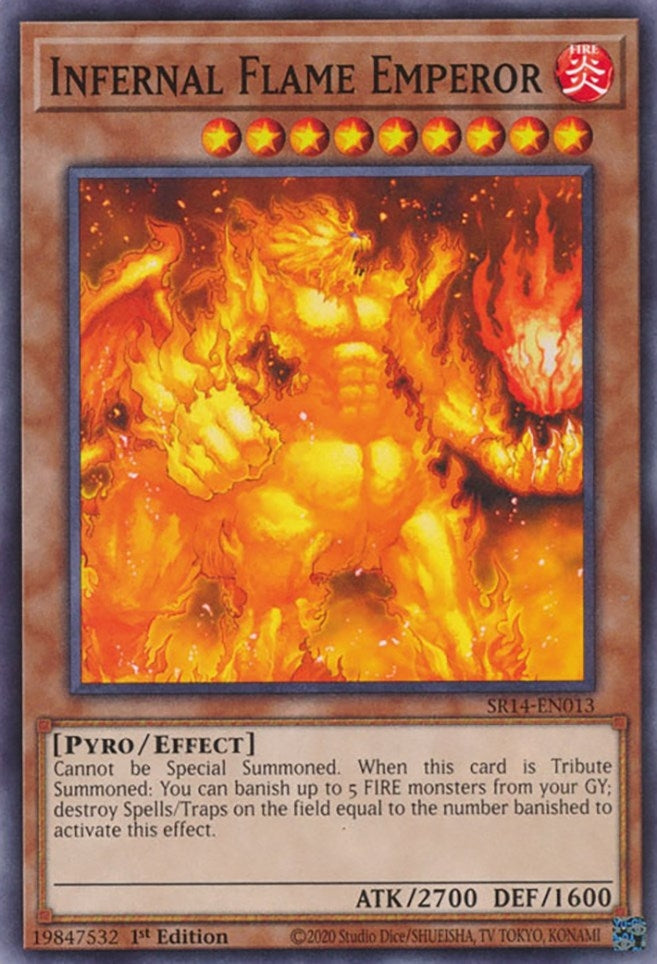 Image for Infernal Flame Emperor (SR14-EN013) (Structure Deck: Fire Kings) - YuGiOh
