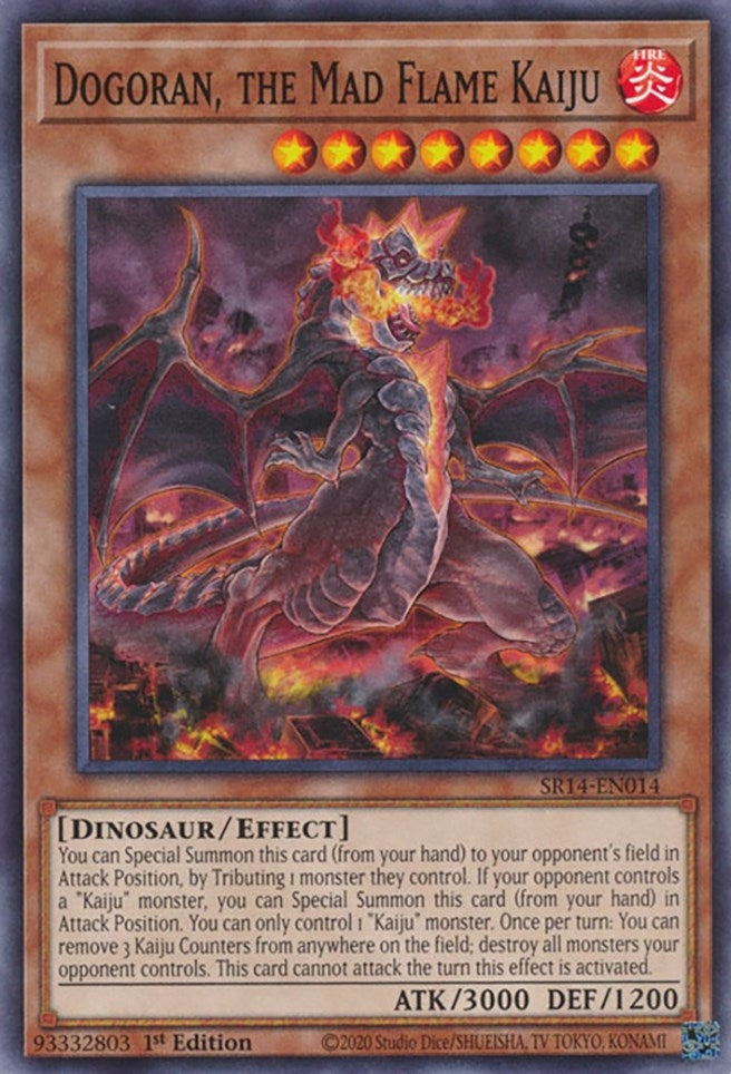 Image for Dogoran, the Mad Flame Kaiju (SR14-EN014) (Structure Deck: Fire Kings) - YuGiOh