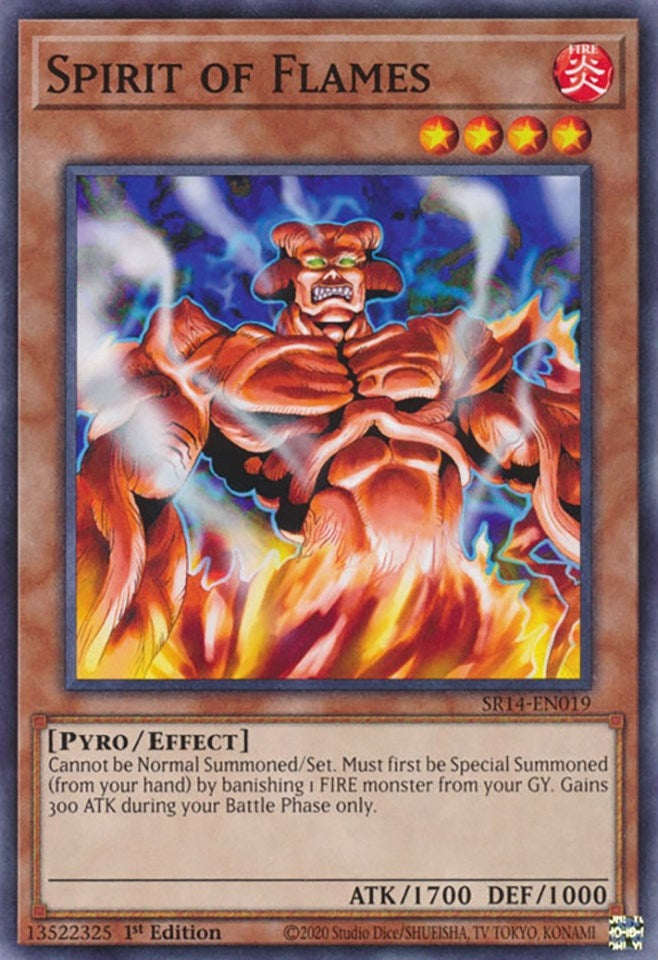 Image for Spirit of Flames (SR14-EN019) (Structure Deck: Fire Kings) - YuGiOh