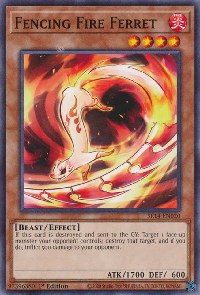 Image for Fencing Fire Ferret (SR14-EN020) (Structure Deck: Fire Kings) - YuGiOh