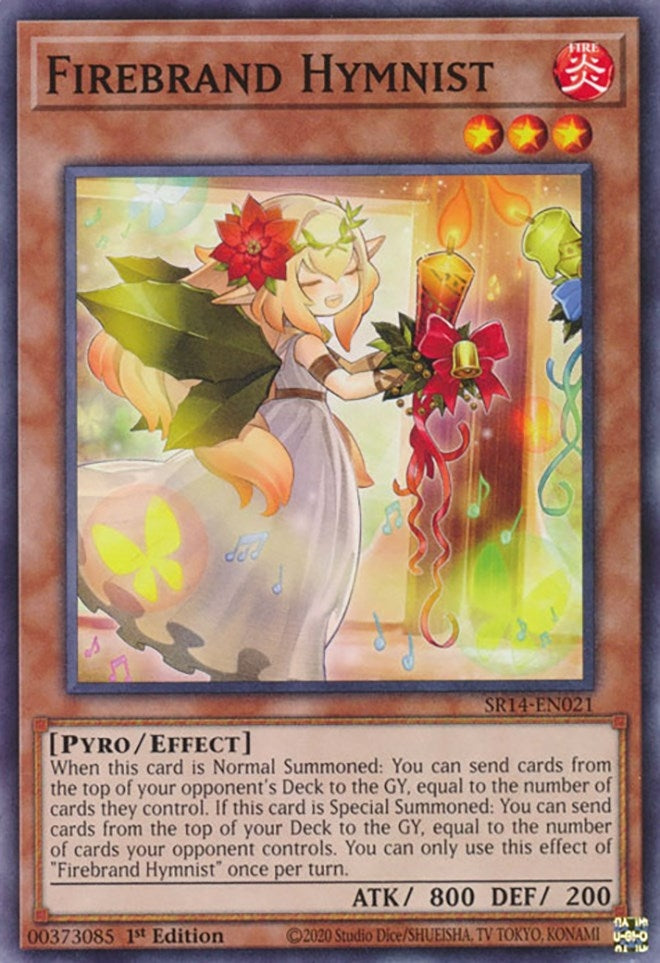 Image for Firebrand Hymnist (SR14-EN021) (Structure Deck: Fire Kings) - YuGiOh
