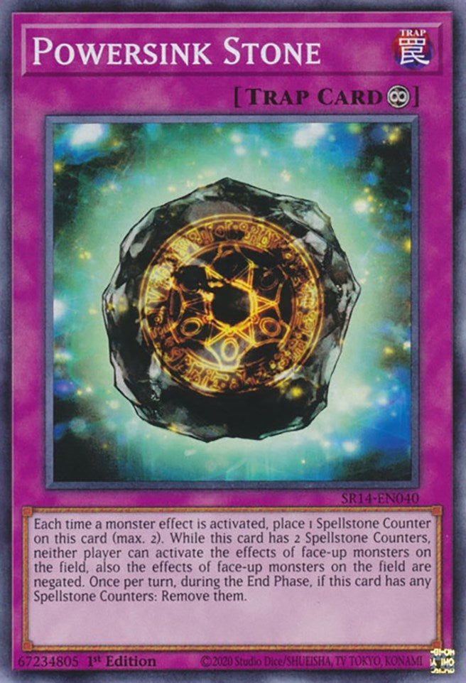 Image for Powersink Stone (SR14-EN040) (Structure Deck: Fire Kings) - YuGiOh