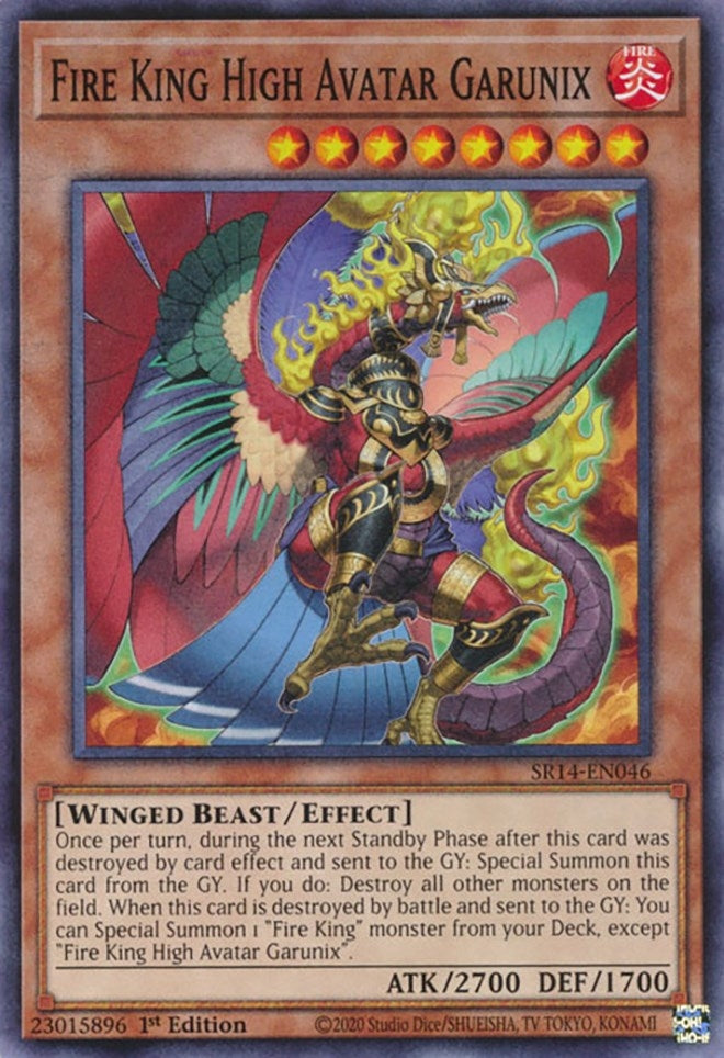 Image for Fire King High Avatar Garunix (SR14-EN046) (Structure Deck: Fire Kings) - YuGiOh