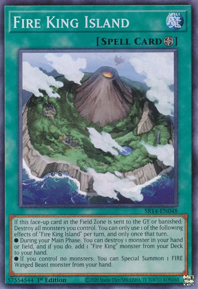 Image for Fire King Island (SR14-EN048) (Structure Deck: Fire Kings) - YuGiOh